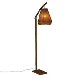 Atmosphera - Lampadaire arc "Palm" - bambou H158 cm