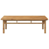 vidaXL Table Basse 110x55x35 cm Bambou, Table d'appoint, Bout de canapé, Table d'accent, Table de Salon, Table Centrale, Table d'extrémité