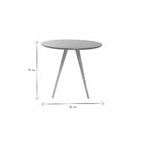 Miliboo Table à Manger Ronde Bois Clair D90 cm ARTIK