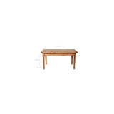 Biscottini Table à Manger Extensible 160x80x80 cm Made in Italy - Table Salle à Manger Extensible en Bois Massif - Table Bois Salle a Manger