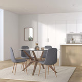 Julian Bowen Grande Table à Manger Chelsea, Noyer, 140 cm