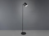 Reality Leuchten RL LIVE YOUR LIGHT Lampadaire LED Blake R42111132 en métal noir mat avec LED 4,5 W, fonctionnement sur batterie, port USB avec fonction de charge