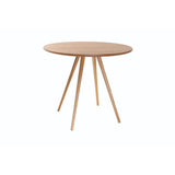 Miliboo Table à Manger Ronde Bois Clair D90 cm ARTIK