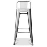 Tolix Style Tabouret de Bar avec Dossier - Design Industriel - 76cm - Nouvelle édition - Stylix Industriel