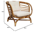 Atmosphera - Fauteuil Farah en rotin