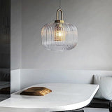 LWZBBGSL Suspension à tête Unique de Base E27, Lustre en Verre de personnalité créative, Lampe Suspendue de Style Industriel Moderne, luminaires de décoration de Bar de Chambre à Coucher de Salon