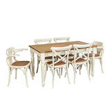 Biscottini Chaise Salle a Manger Bois 77x42x45 cm - Chaise rotin Salle à Manger et Chaise de Cuisine - Chaise bistrot Bois - Chaise Bois bistrot