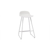 Miliboo Tabourets de Bar Design Blancs H65 cm (Lot de 2) Ella
