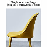 WHOJA Chaises de Cuisine Chaise de maison Convient pour une utilisation intérieure et extérieure Chaise en plastique Pour le salon de bureau Utilisez une chaise de patio ou un siège pour contract Chai