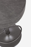 YES EVERYDAY Tabouret de Bar Piper Gris foncé Vintage, Taille Unique