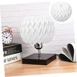 abat-jour en origami ombre murale Shades de lampe à lustre ancien papier origami décor abat-jour pliant en origami abat-jour suspendu plier abat-jour de lustre Accessoires blanche