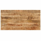 Gecheer Table à dîner 110x55x76 cm Bois de manguier Massif, Table de Cuisine Table à Dîner pour Salon à Manger, Café, Bistrot, Meubles de Maison