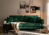 Selsey Valico Sofas, Engineered Wood, Vert, 230 cm Longueur