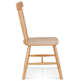 ALTEREGO Chaise Design 'Montana' en Bois Finition Naturelle