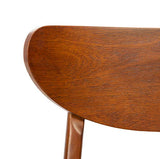 Safavieh Ensemble de 2 Chaises de Salle à Manger en Bois, Marron, 44 x 53 x 84