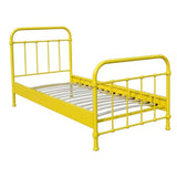 Paris Prix Lit Enfant Métal New York 90x200cm Jaune