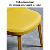 WHOJA Chaises de Cuisine Chaise de maison Convient pour une utilisation intérieure et extérieure Chaise en plastique Pour le salon de bureau Utilisez une chaise de patio ou un siège pour contract Chai