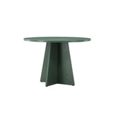 Paris Prix Table à Manger Ronde Bootcut 110cm Vert