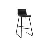 Miliboo Tabourets de Bar Design Noir 76 cm (Lot de 2) ONA