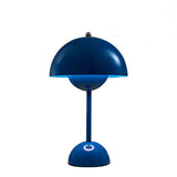 anso Lampe de bureau sans fil à LED tactile USB à intensité variable pour chambre à coucher (bleu)