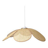 Ostaria 37959 Plafonnier, Suspension cannage rotin naturel 'Margaux' - Ø 68 cm, couleur naturelle - Plafonnier d'intérieur E27 pour salle à manger, salon, chambre