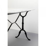Kare design - Table bistrot marbre Ovale 120x60 cm