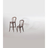 Bolero Cf139 Bois Bistro côté Chaise, Noyer (lot de 2)