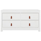 KTHLBRH Armoire d'appoint, blanche, 100 x 40 x 54 cm, en pin massif, buffet pour chambre à coucher, garde-robe, convient pour la cuisine, la chambre à coucher, la salle à manger, le salon ou le