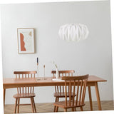 Hemobllo 4 Pièces Abat-jour Lanterne Origami lumières abat-jour lampe led leds lanternes plafonnier abat-jour magnétique accessoire d'abat-jour délicat aimant blanche