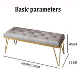 LYRZJJ Repose-Pieds Footstool Ottoman Tableau Tabouret De Chaussure De Changement De Porte De Couloir De Chambre Coussin Souple pour Cabine D'essayage Tabouret Créatif Magasin De Vêtements