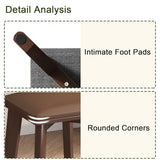 ITETONE Tabouret de Coiffeuse en Bois Massif, Tabouret rembourré Moderne Multifonctionnel, siège supplémentaire pour Salon, entrée, couloirs et Chambres (Taille : Couleur Noyer, Couleur : Vert)