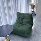 GAOCUNBING Fauteuil de Salon, Compression en éponge complète, Fauteuil de Salon en Daim Doux, canapé désossé, canapé de Sol Paresseux, canapé Pouf pour Salon Chambre à Coucher D,Small
