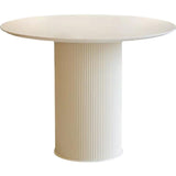 GLDWEY Table Salle à Manger Ronde 2-4 Personnes pour Salon Cuisine Bois Massif, Table de Cuisine Table Basse de Loisirs Meubles de Restaurant Table de Salle à Manger Disponible(Size:70cm,Color:Blanc)