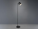 Reality Leuchten RL LIVE YOUR LIGHT Lampadaire LED Blake R42111132 en métal noir mat avec LED 4,5 W, fonctionnement sur batterie, port USB avec fonction de charge