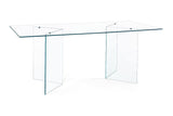 Mar.c.a. Design 8922 Table, Verre, 180 x 90 x 75 cm