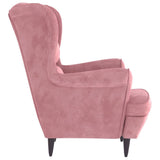Bussandri Exclusive - Fauteuil velours rose