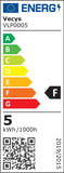 Vecys 1 Pièce Moderne Noir Lampe à Suspension Cylindre à LED COB Patch 3W Suspension Luminaire Cylindre φ4*30.5CM Pour Intérieur Cuisine Ile Salle à Manger Magasin Bar Comptoir