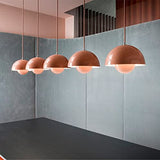 LEGZIT Lampe Suspendue de Style Nordique pour Restaurant,Lampe Suspendue en métal,Mini 1 Lampe Macaron Moderne de Couleur Rose