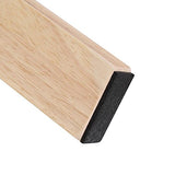Dioche Tabouret rond empilable, chaise empilable en bois, tabouret de salle de bain et cuisine, tabourets de bar pour salon, chambre à coucher, en bois courbé 40 x 30 x 45,5 cm (Rose)