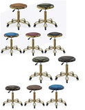 Knjlwa Roulant Autour du Tabouret de Levage de gaz hydraulique de Pivot de Chaise de Massage de Salon, Taille réglable de 44~59cm pour la Coiffure manucure Tatouage Cuisine Bar Salon Spa, Bronze