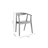 Miliboo Chaises scandinaves en Bois Clair Massif (Lot de 2) Bahia