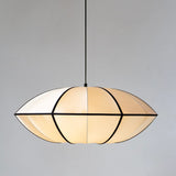 JOMBID Lustre en tissu de style chinois E27 1 lumière réglable au plafond suspendu lumière intérieure salon salle à manger luminaire suspendu japonais maison tatami chambre suspension lampe