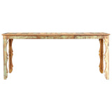 Susany Table de Salle à Manger ou Cuisine Table en Bois de Style Rétro 180x90x76cm
