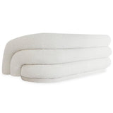 Paris Prix - Canapé 3 Places Bouclette kerio 210cm Beige