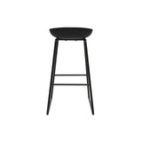Miliboo Tabourets de Bar Design Noirs H75 cm (Lot de 2) Pebble
