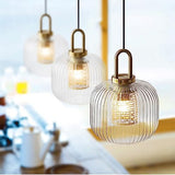 LWZBBGSL Suspension à tête Unique de Base E27, Lustre en Verre de personnalité créative, Lampe Suspendue de Style Industriel Moderne, luminaires de décoration de Bar de Chambre à Coucher de Salon