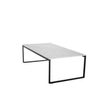 Paris Prix Table Basse en Marbre Estelle 120cm Blanc
