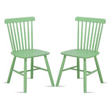 Chaise de Salle à Manger, Ensemble de 2 chaises de Salle à Manger en Bois If avec Dossier à barreaux, chaises de Cuisine, chaises d'appoint Portables, Ensemble de chaises de Salle à Manger Modern