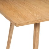 PEGANE Table à Manger Extensible en Bois Coloris Beige - Longueur 200 x Profondeur 100 x Hauteur 75 cm