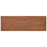 vidaXL Meuble TV en Bois Massif de Teck 90 x 30 x 40 cm
